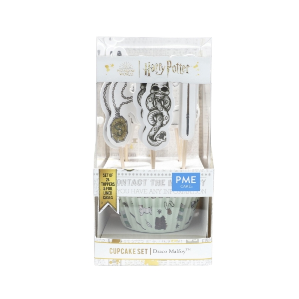 Harry Potter Cupcake Cases & Topper Set of 24 - Draco Malfoy